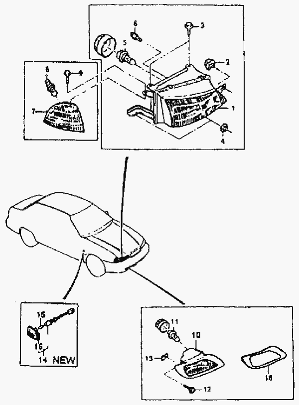 Общий вид автомобиля Daewoo Nexia