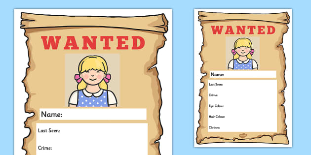 Wanted Template png images | PNGEgg