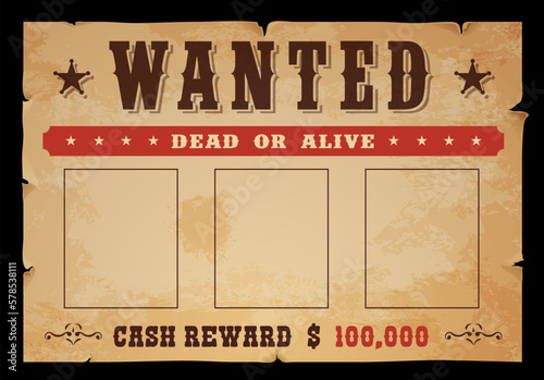 👉 Wanted Poster Template for Kids