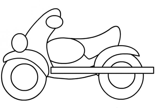 How to Draw a Motorcycle Easy step by step / Как нарисовать