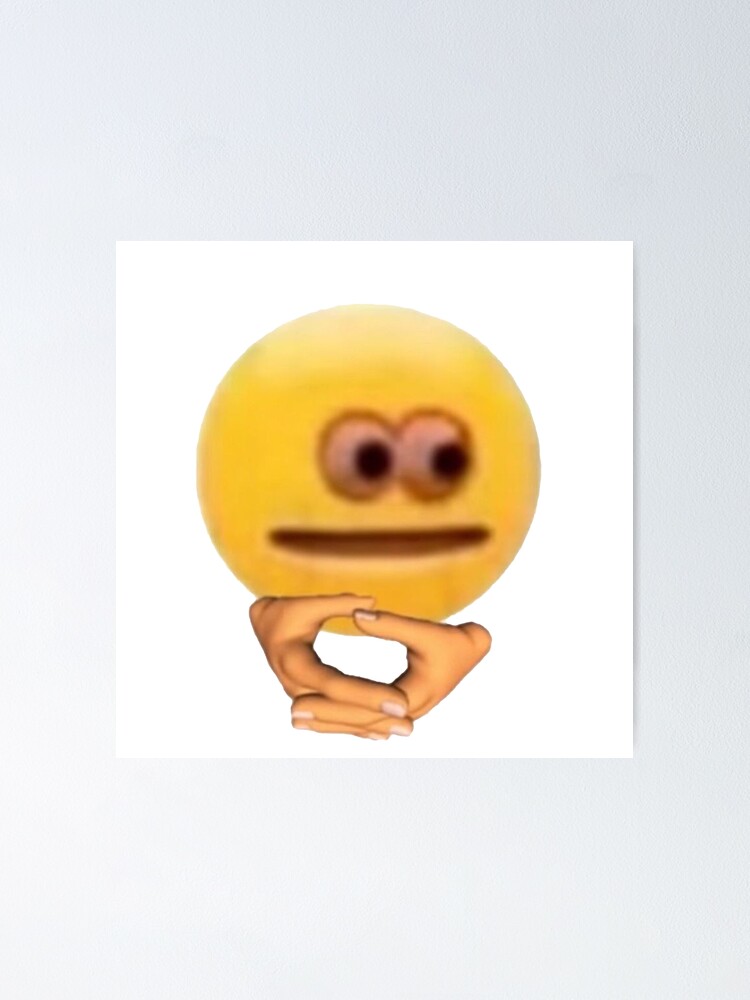 cursed emoji, hand emoticon meme drawing.