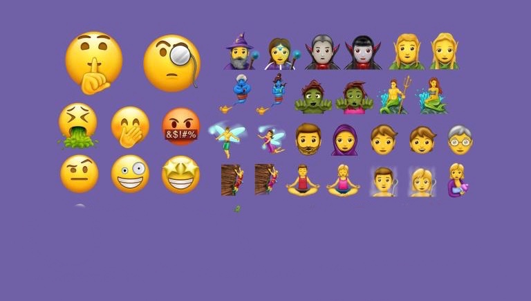 Выросли emoji брови иллюстрация вектора. иллюстрации