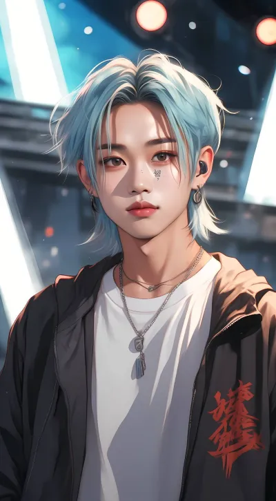 Felix Stray Kids Matte Finish Poster