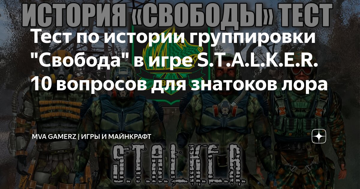 играю в сталкер за свободу а чё не за долг??? яж гей вот к