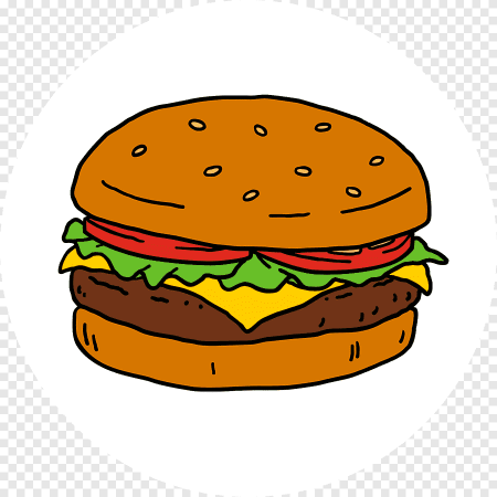 How to draw a HAMBURGER, Just draw