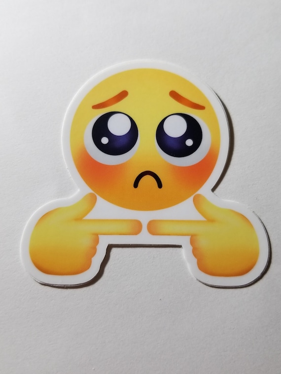 Sticker for Sale avec l'œuvre « Thicc Hmm Emoji