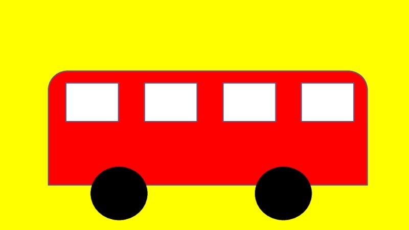 Frontal bus icon