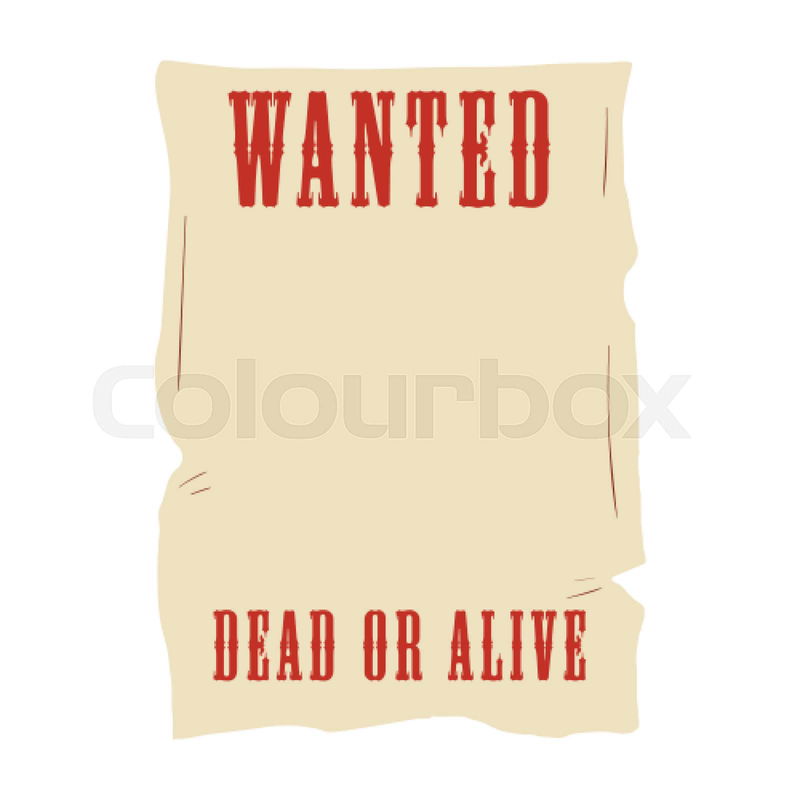 Wanted Poster template | Teaching Resources