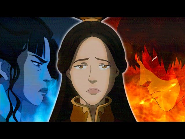 Ursa et Ozai voient Azula faire du feu pour la première fois