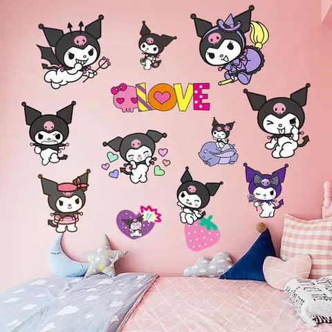 Kuromi background google :D. . Cute laptop, art, Hello kitty