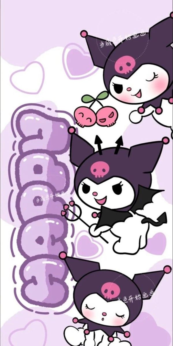 Cute Kuromi Melody Wallpaper