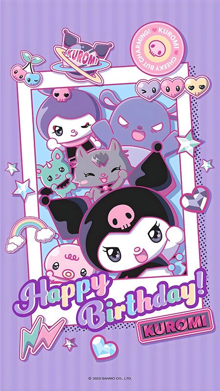 Sanrio Kawaii Kuromi Poster Cinnamoroll My Melody Anime Cute