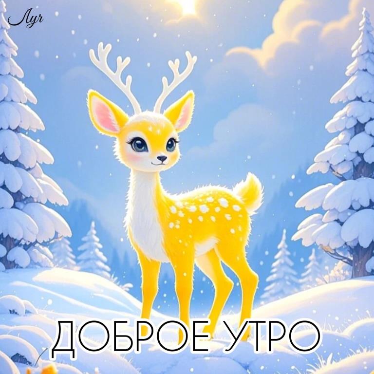 Доброе зимнее утро картинки