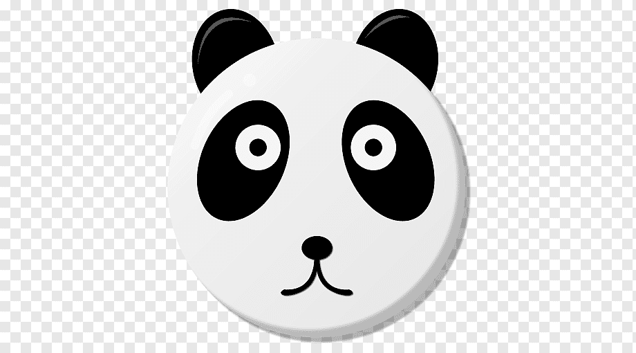 Panda Avatar PNG Picture, Colored