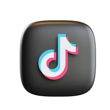 Tiktok Round White icon PNG and SVG