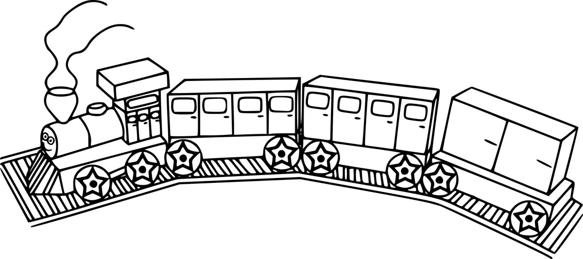 Раскраски Поезда. Бесплатно распечатать раскраски