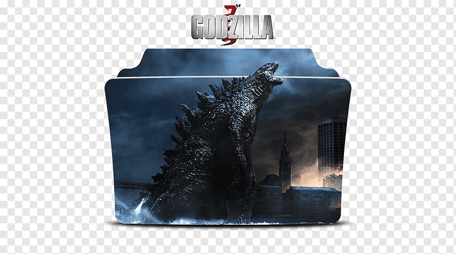 Обои на рабочий стол Огненный Godzilla / Годзилла из