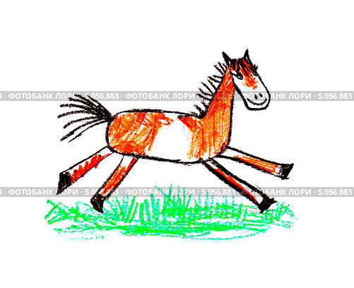 How to draw a horse with a pencil? A staged lesson