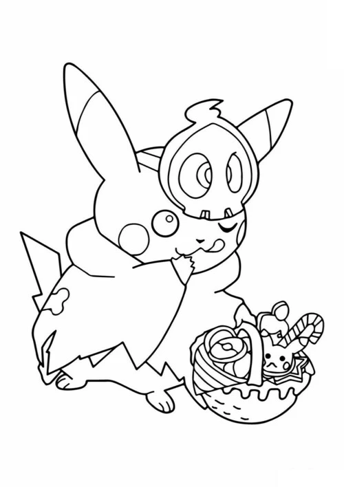 21 Pikachu Coloring Pages 