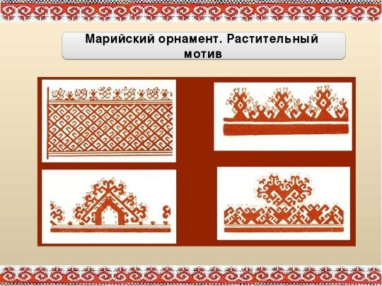 Трафареты марийский узор