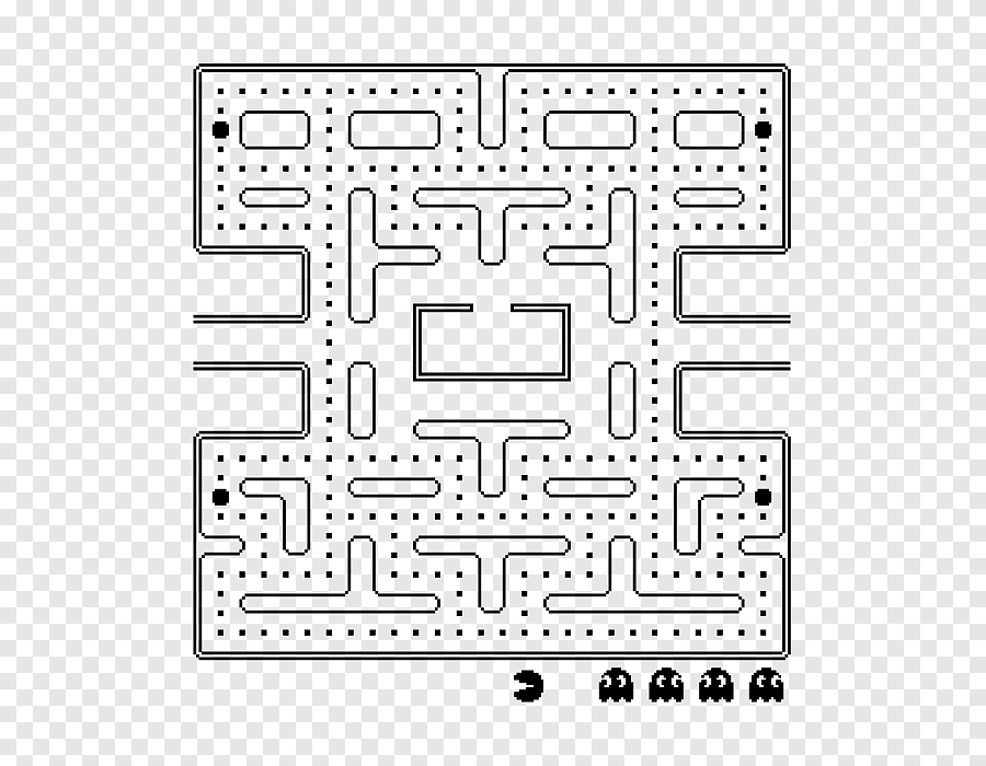 20 Pac Man Coloring Pages 