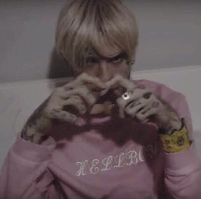 Lil peep рисунок эскиз 