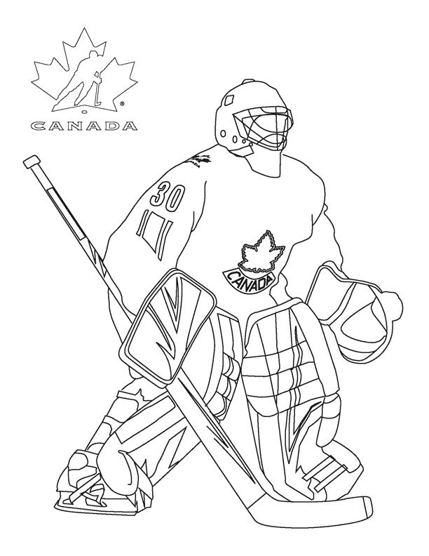 Draw a hockey player