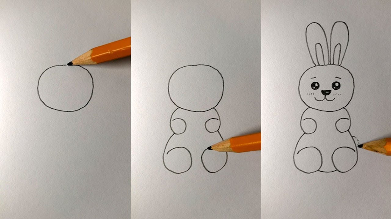 Сурет салу қоян | How to draw a rabbit | Как нарисовать зайца