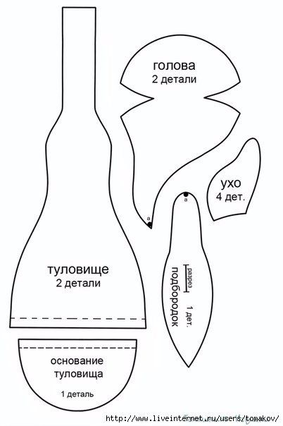 Хвост лисы, ушки, лапы и маска для квадробики, набор Crazy