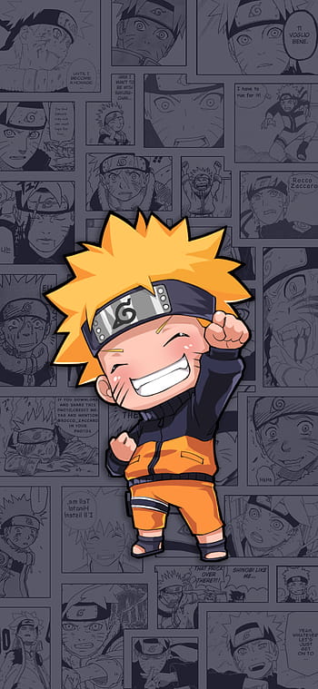 Free Naruto Uzumaki Blue Desktop Wallpaper