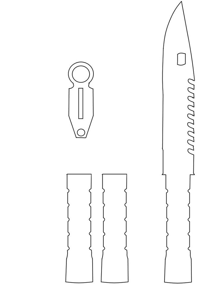 Wooden M9 Bayonet