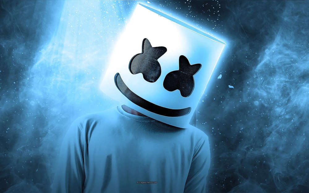 Плакат, Dj Marshmello, Диджей Маршмеллоу 50х40 — купить в