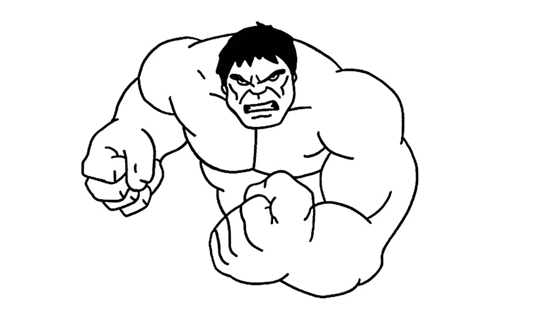 How to Draw Hulk Marvel Comics Как нарисовать