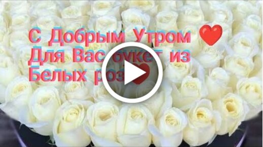 Доброе утро розы картинки