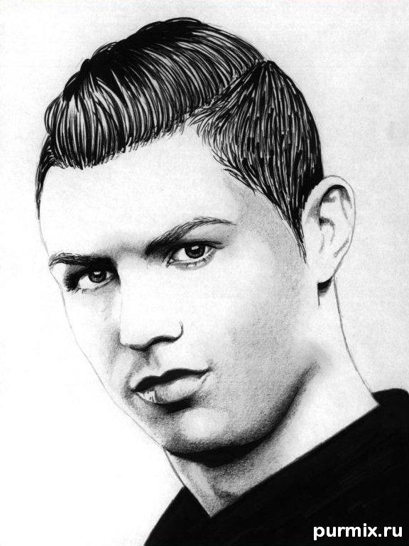 to draw ronaldo