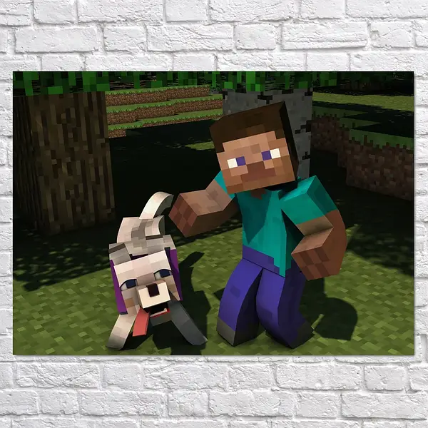 3D модель Minecraft