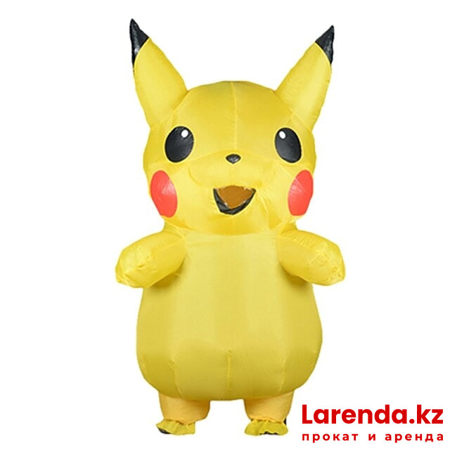 Гигантские смешные Pikachu косплей надувной талисман костюм