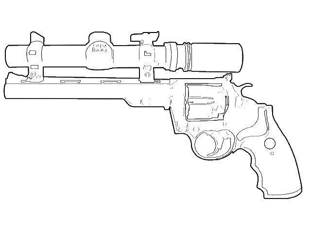 Оружие Раскраски распечатать бесплатно.