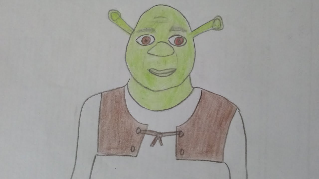 Как нарисовать персонажа Шрек | How to draw Shrek