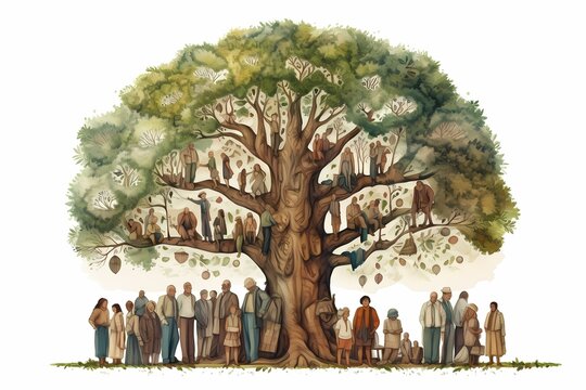 Family Tree Vector Stock Illustrations