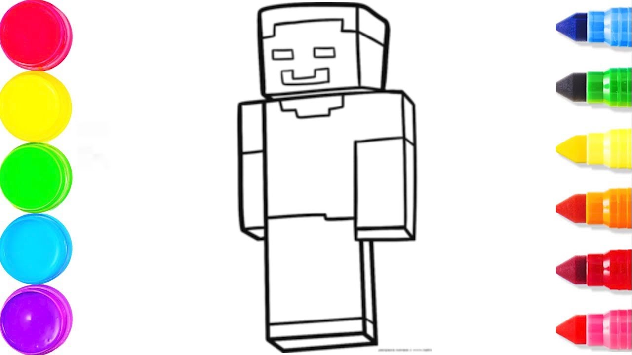 How to draw minecraft