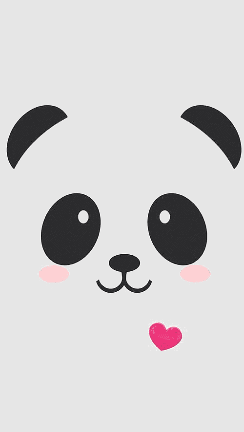 Giant panda Bear, Panda Avatar, white