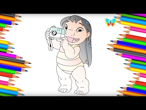 Как нарисовать Стича . How to Draw Stitch | Lilo