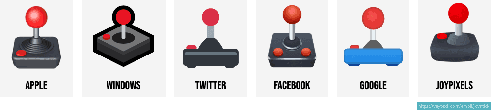 Eighties joystick emoji | AI Emoji Generator