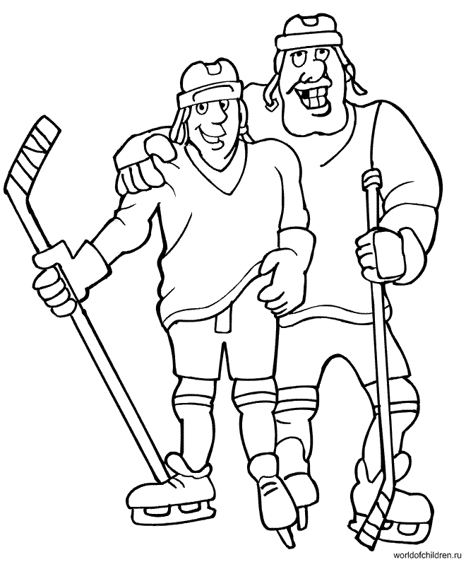 Hockey Playground Stock Illustrations