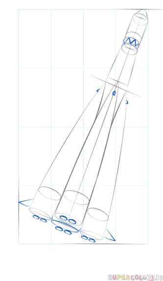 Как нарисовать ракету • Моя Кроха