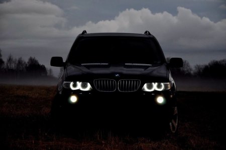 BMW, Black, BMW X5, E53, Red Wheels