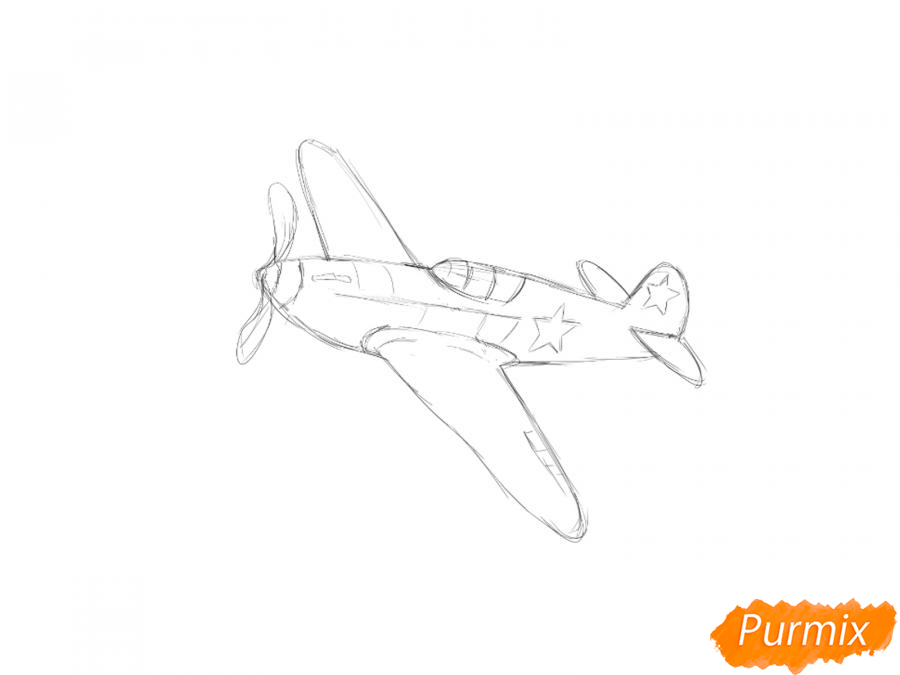 Как нарисовать самолет для детей.How to draw a plane for kids