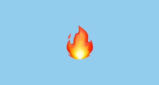 Fire Bonfire Emoji Vector Images 