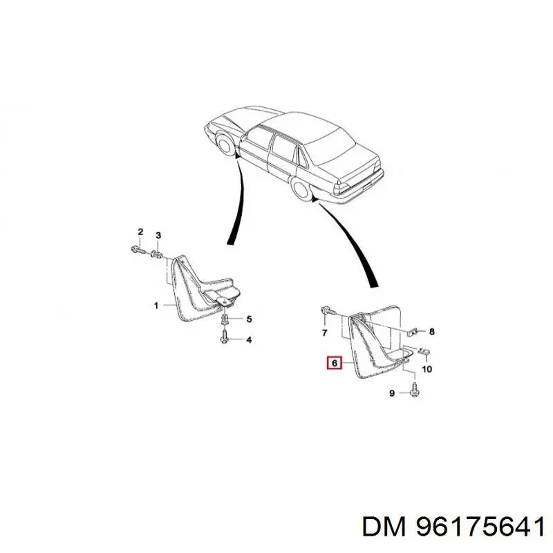 Купить Подушка двигателя Daewoo, Daewoo Nexia 08